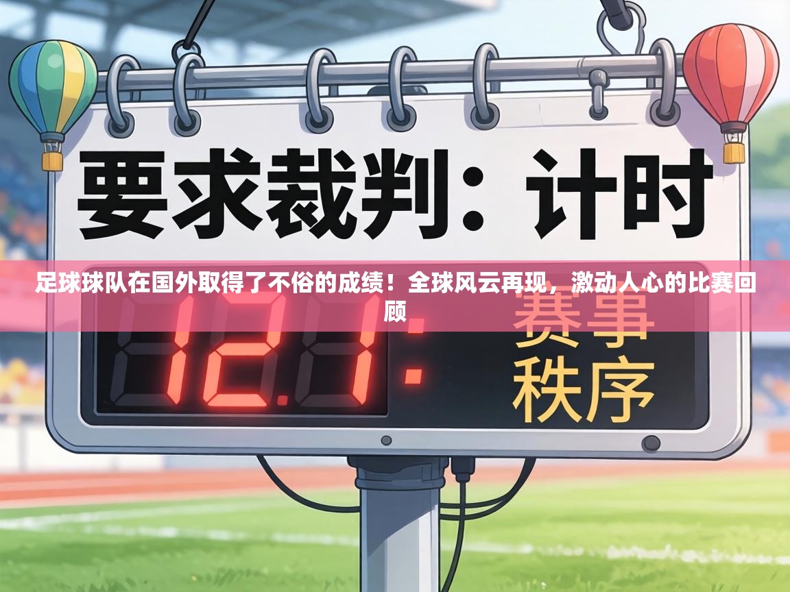 足球球队在国外取得了不俗的成绩！全球风云再现，激动人心的比赛回顾  第2张